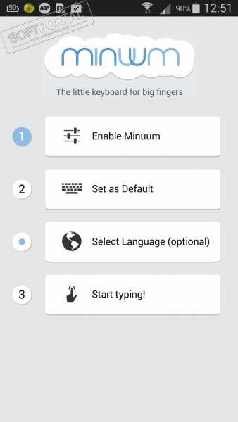 Minuum скриншот № 1