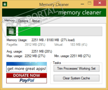 Memory Cleaner скриншот № 1