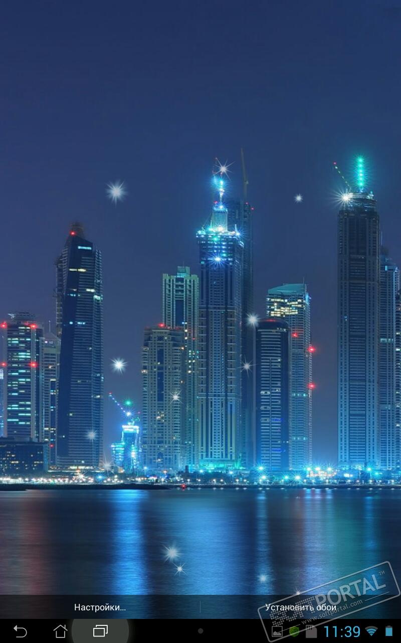 Дубай ночью Живые Обои (apk) – Скачать для Android