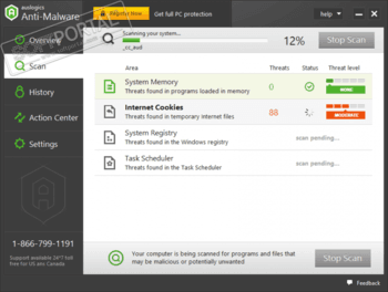 Auslogics Anti-Malware скриншот № 1