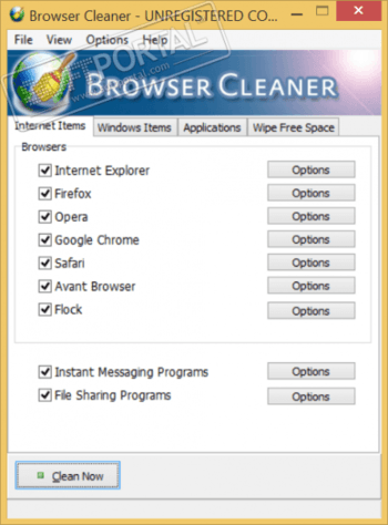 Browser Cleaner скриншот № 1