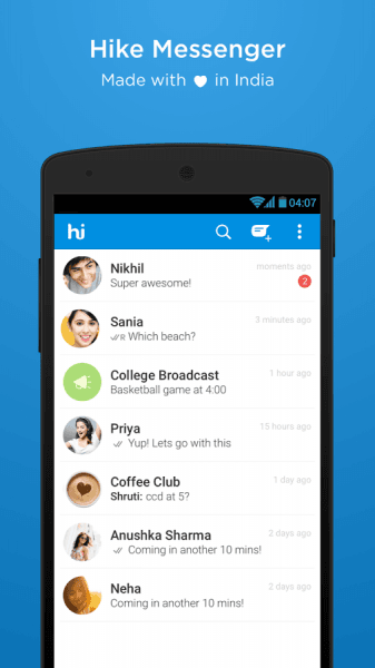 hike messenger скриншот № 1