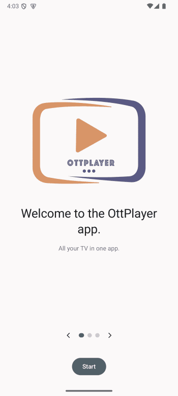 OttPlayer скриншот № 1
