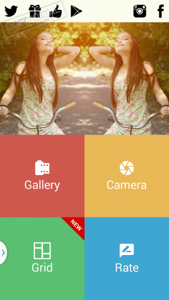 Фото Зеркало - Photo Editor скриншот № 1