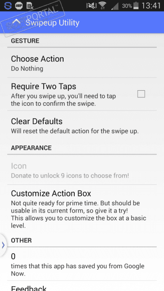Swipeup Utility скриншот № 1