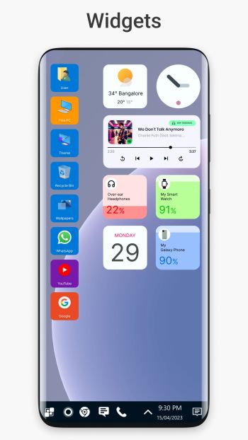 Win 10 Launcher скриншот № 1