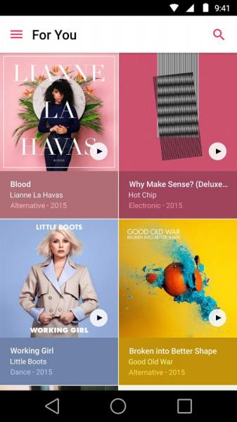 Apple Music скриншот № 1