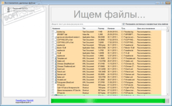 Восстановитель удаленных файлов скриншот № 1