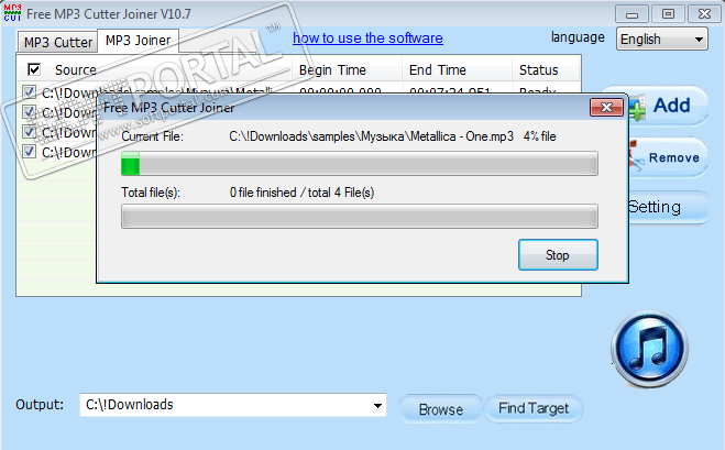 mp3 cutter joiner for windows 7