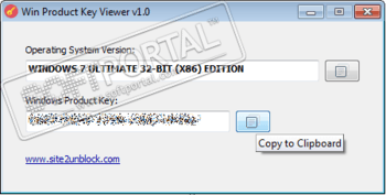 Win Product Key Viewer скриншот № 1