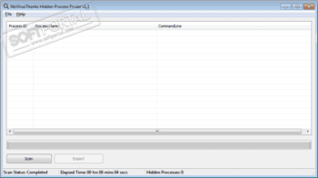 Hidden Process Finder скриншот № 1