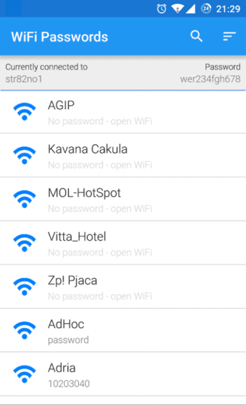 Wi-Fi Passwords скриншот № 1