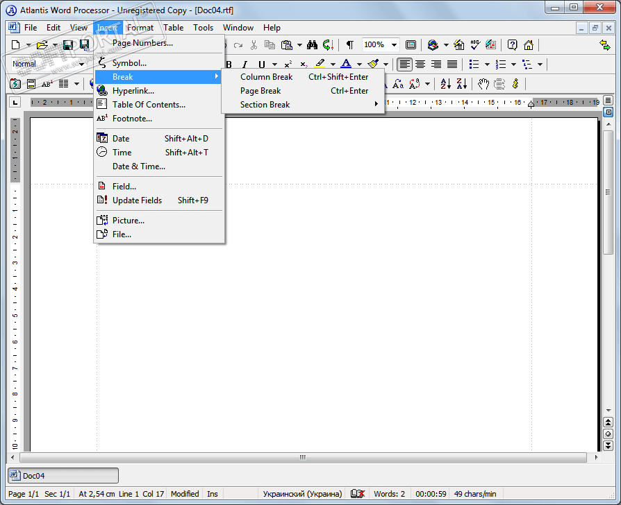 Atlantis Word Processor 4.3.2.1 for apple download free