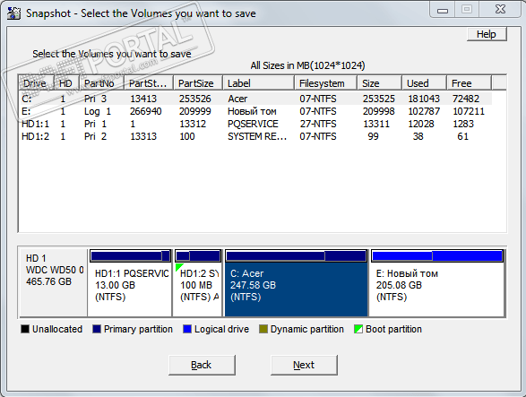 free Drive SnapShot 1.50.0.1208