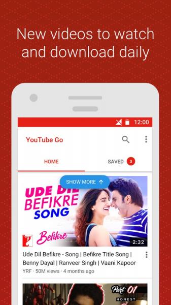 YouTube Go скриншот № 1