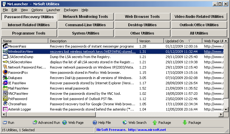 instal the new NirLauncher Rus 1.30.6