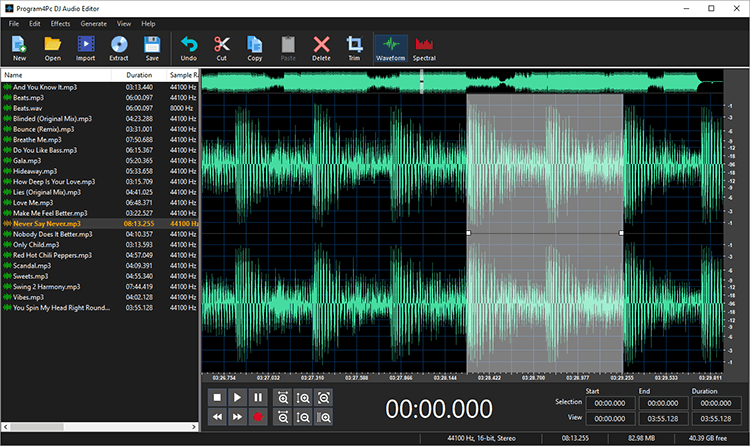 DJ Audio Editor - Скачать Бесплатно DJ Audio Editor 8.1