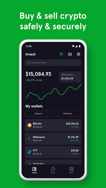 FTX (ранее – Blockfolio) скриншот № 1