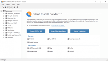 Silent Install Builder скриншот № 1