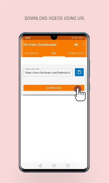 Video Downloader для Facebook скриншот № 1