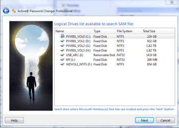 Active Password Changer скриншот № 1
