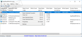 AppReadWriteCounter скриншот № 1