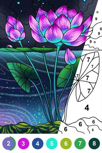 Раскраски по номерам скриншот № 1