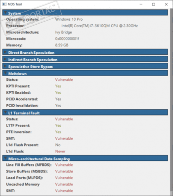 MDS Tool скриншот № 1