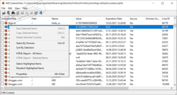 MZCookiesView скриншот № 1