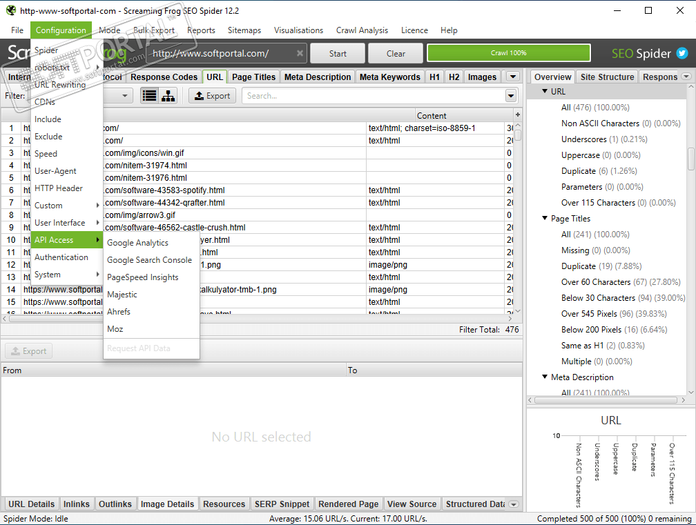 Screaming Frog SEO Spider 19.0 for mac instal