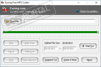 Eusing Free MP3 Cutter скриншот № 1