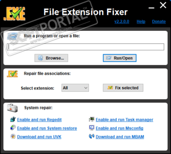 File Extension Fixer скриншот № 1