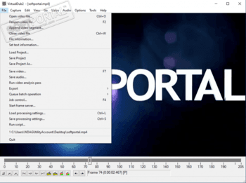 VirtualDub2 скриншот № 1