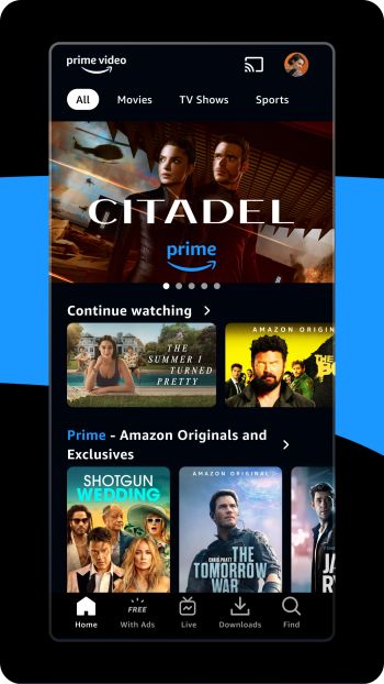 Amazon Prime Video скриншот № 1