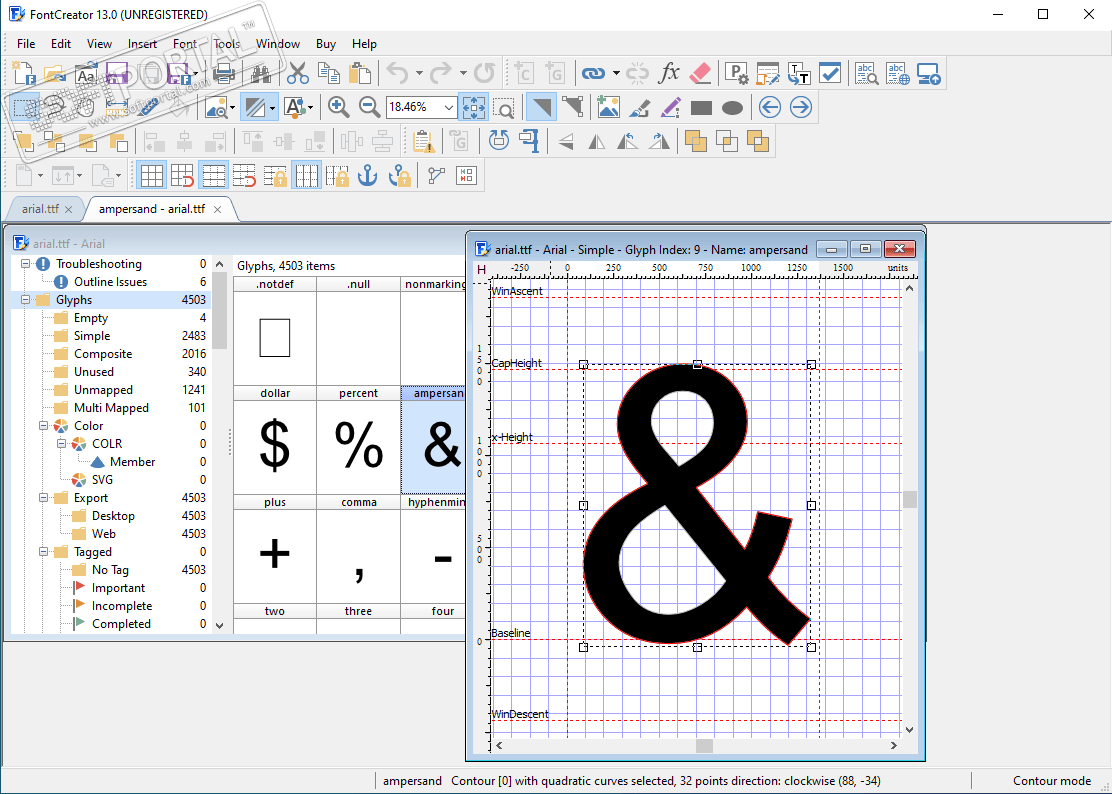 Fontcreator шрифты