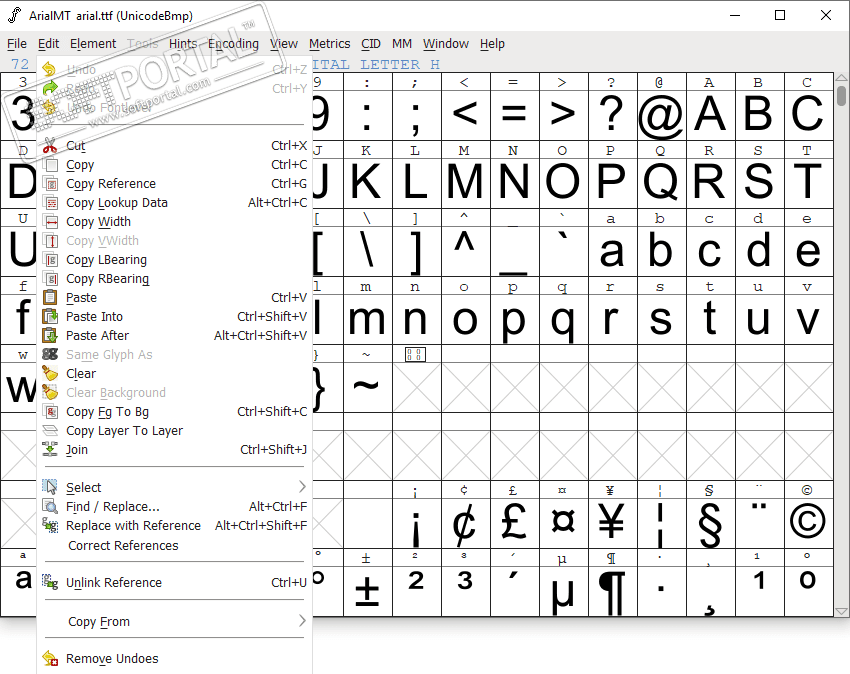 fontforge alternative
