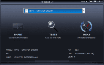 HDDScan скриншот № 1