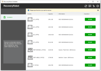 RecoveryRobot Undelete скриншот № 1