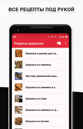 Рецепты шашлыка скриншот № 1