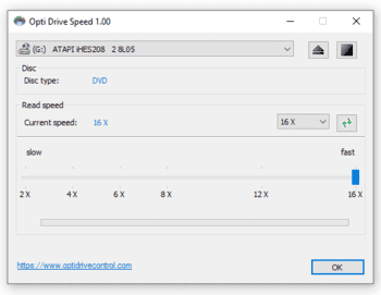 Opti Drive Speed скриншот № 1