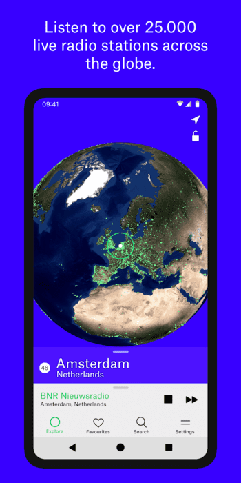 Radio Garden скриншот № 1