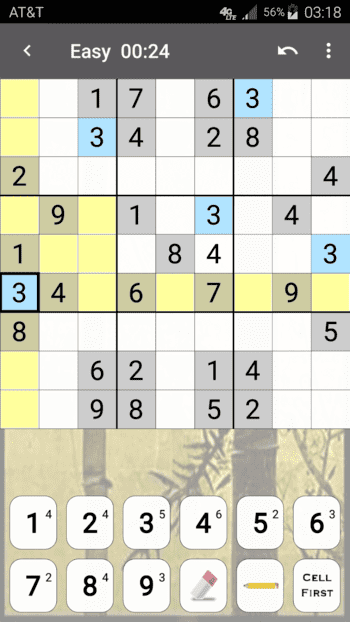 Судоку скриншот № 1