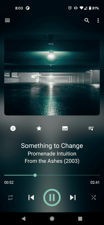 GoneMAD Music Player скриншот № 1
