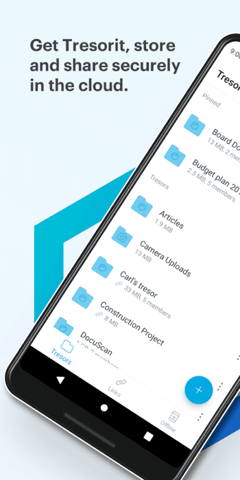 Tresorit скриншот № 1