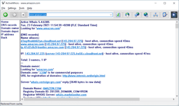 Active Whois Browser скриншот № 1