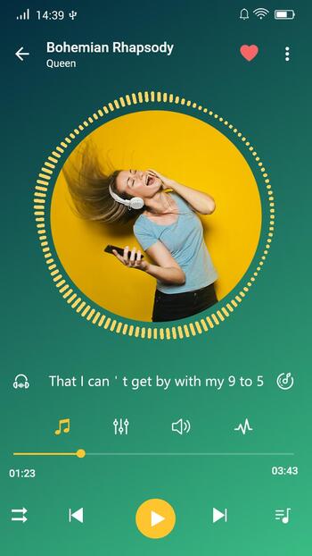 HD Audio Music Player скриншот № 1