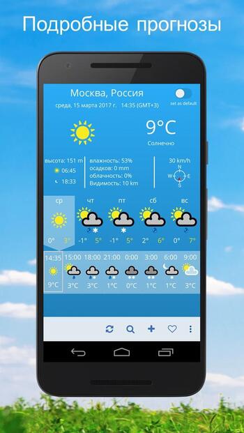 Погода скриншот № 1