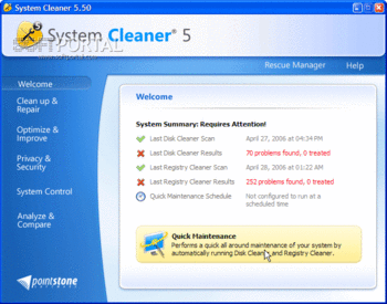 System Cleaner - скачать бесплатно System Cleaner 7.8.40.900