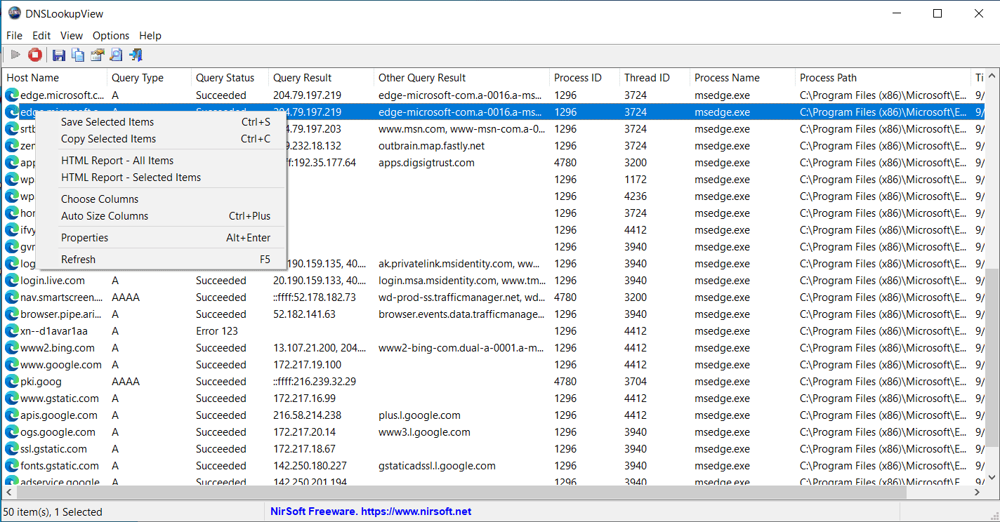 DNSLookupView 1.12 instal the new version for mac