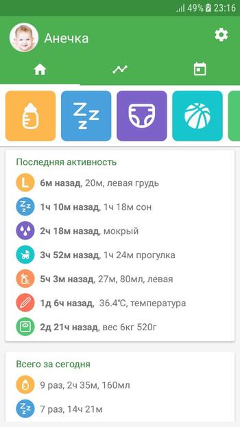 Дневник малыша 1.1.7 приложение для Android
